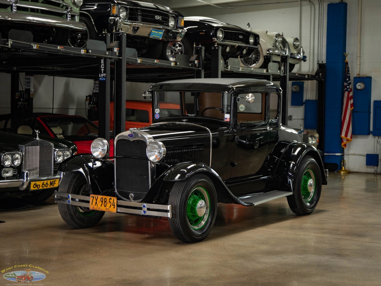 Ford Model A 5 Window 1930 2 Door Coupe