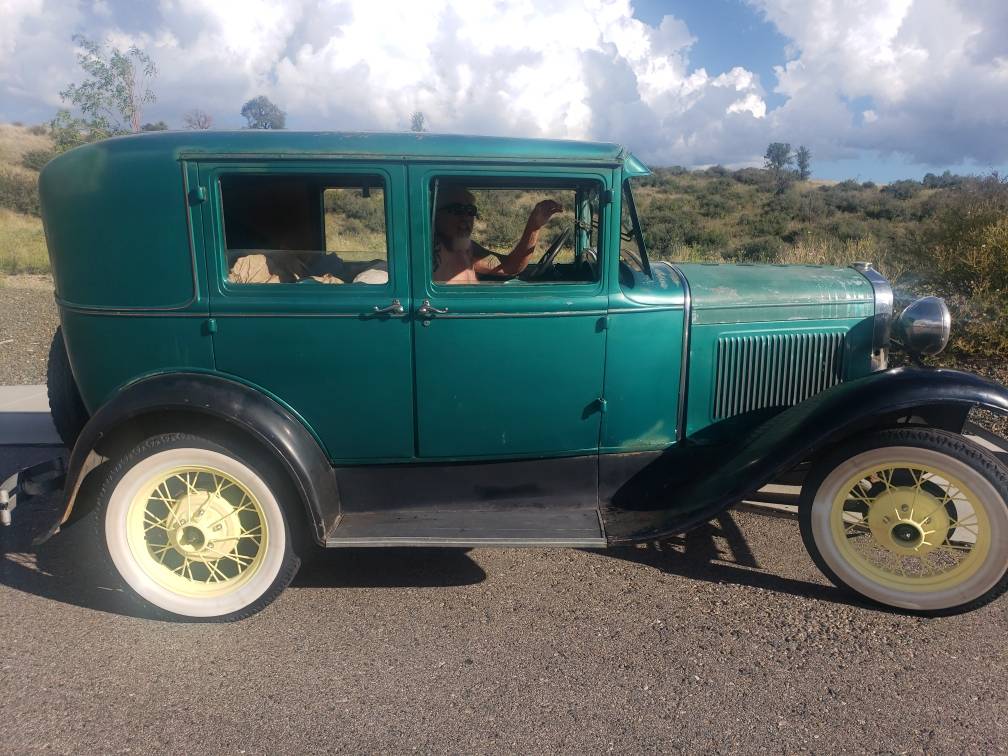Ford Model a  1930 green
