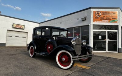 Ford Model a  1931 black