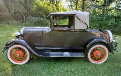 Ford Model a sport coupe  1929 brown