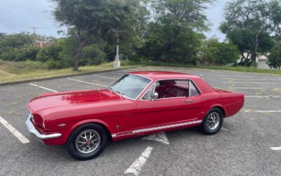 Ford Mustang  1966 red