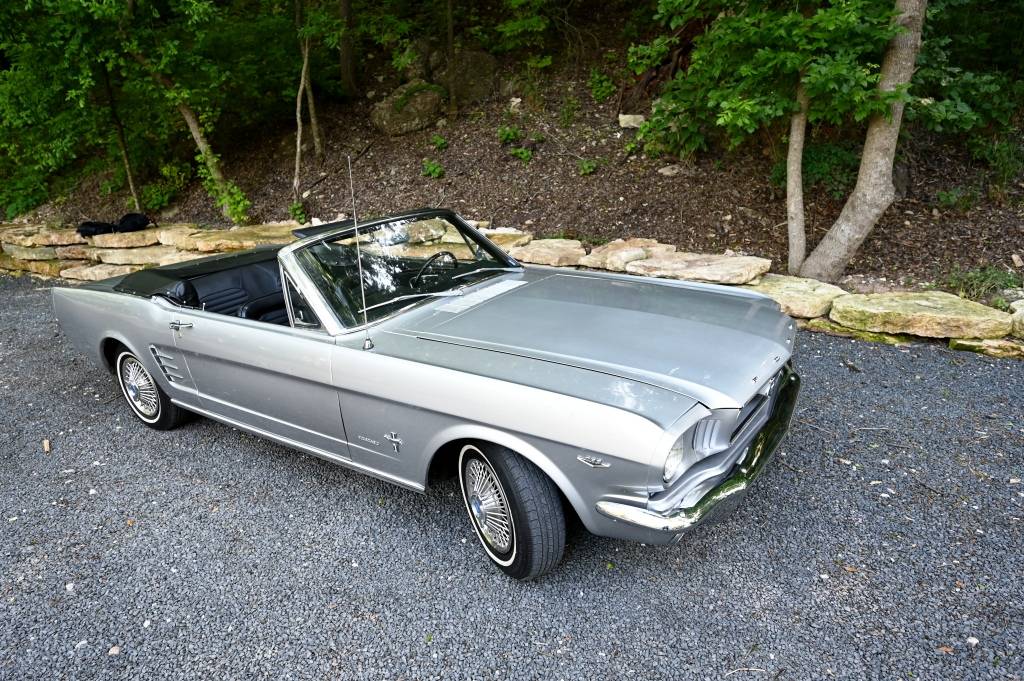 Ford Mustang  1966 silver