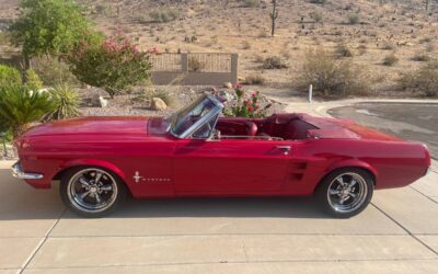 Ford Mustang  1967 red