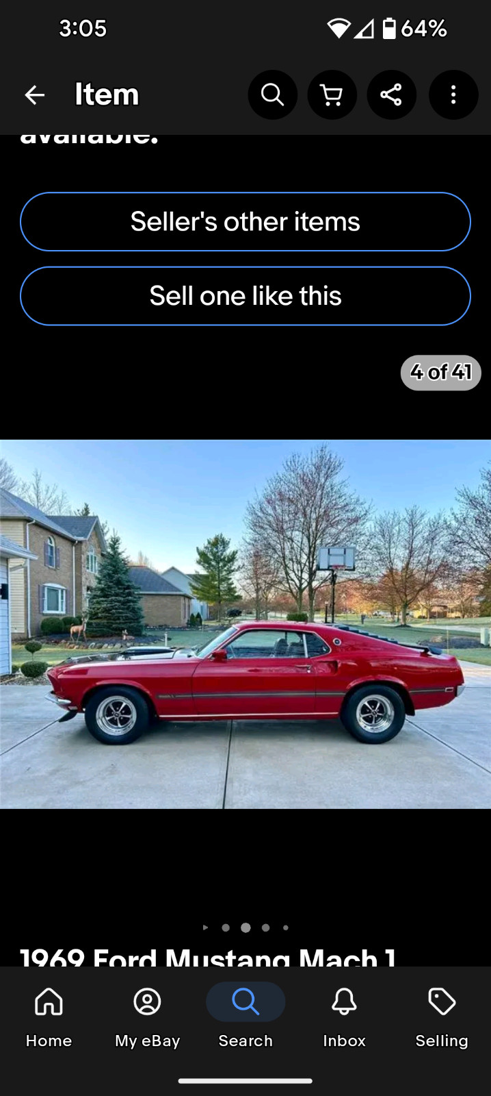 Ford Mustang 1969 Coupe