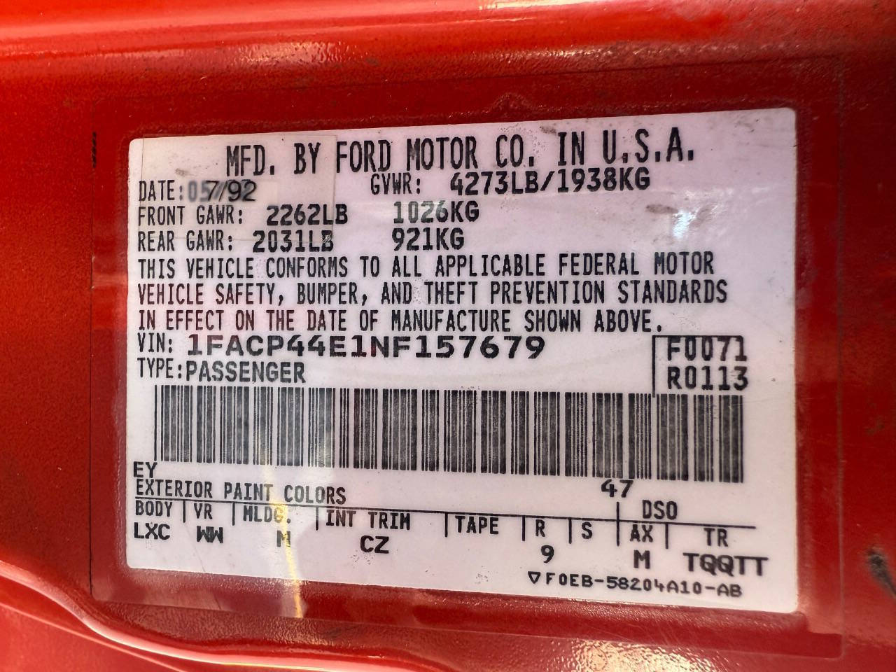 Ford-Mustang-1992-Convertible-39