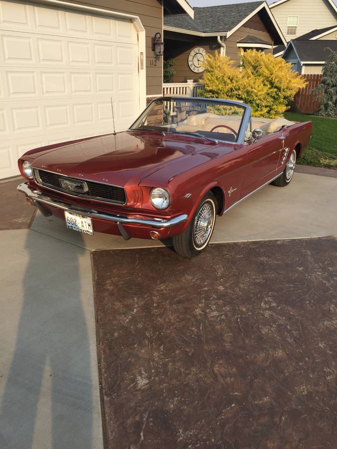 Ford Mustang convertible  1966 brown