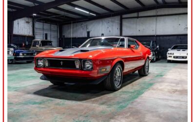 Ford Mustang mach 1  1973 red