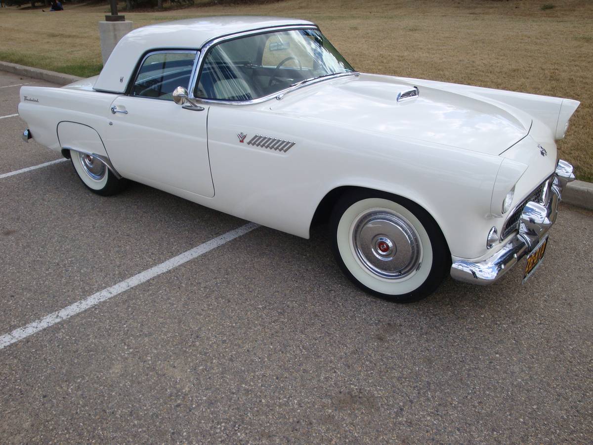 Ford-Thunderbird-1955-white-3