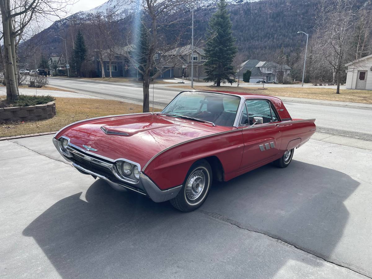Ford Thunderbird  1963 red