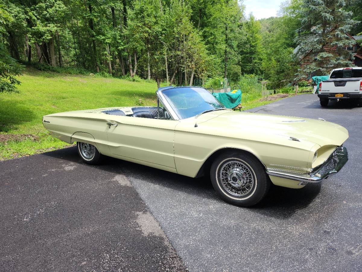 Ford-Thunderbird-convertible-1966-yellow-4