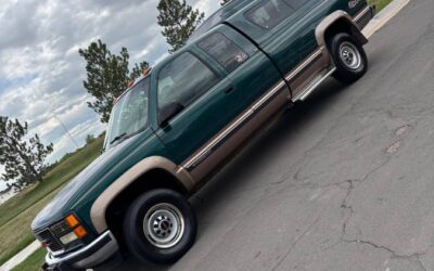 Gmc 2500 sierra diesel  1995 green