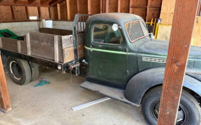 Gmc Flatbed  1946 grey
