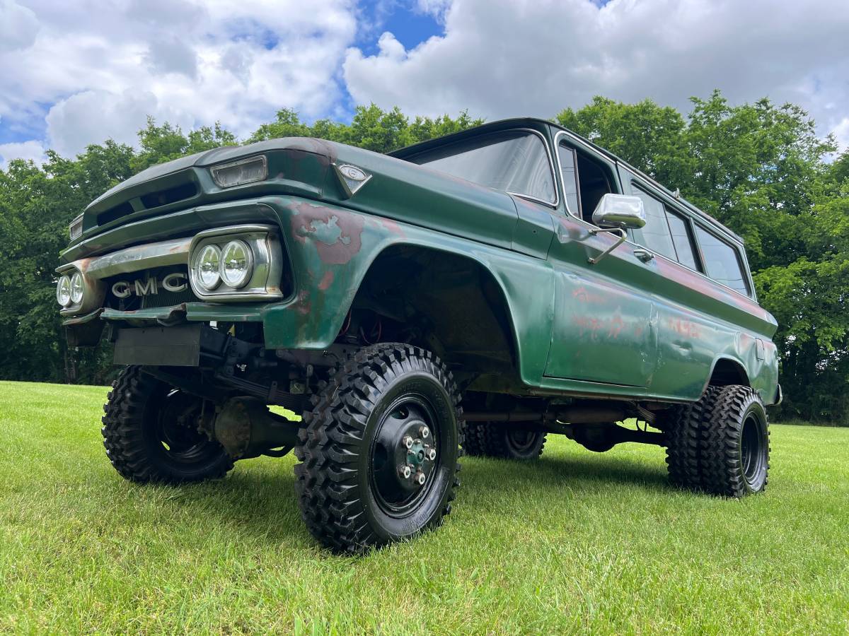 Gmc Suburban  1963 green
