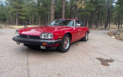Jaguar Xjs rouge  1989 red