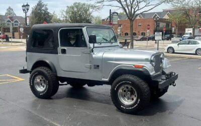 Jeep Cj-7  1981 silver
