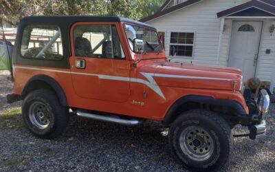 Jeep Cj-7  1985 orange