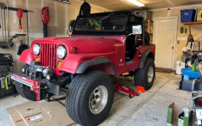 Jeep Cj5  1967 red