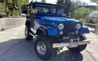 Jeep Cj5  1974 blue