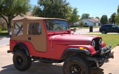 Jeep Cj5  1974 red