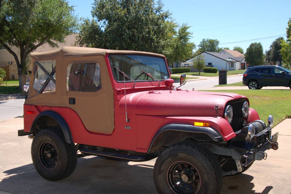 Jeep Cj5  1974 red
