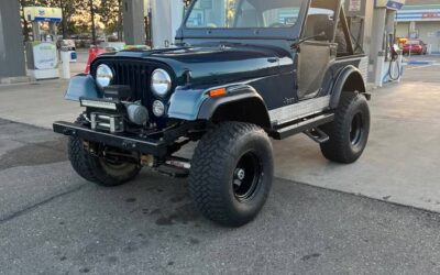 Jeep Cj5  1980 blue