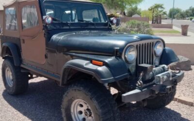 Jeep Cj7  1977 black