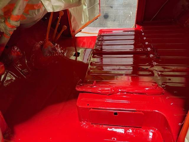 Jeep Willys  1961 red