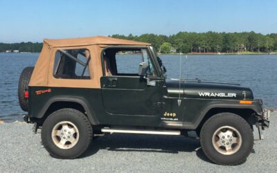 Jeep Wrangler  1995 green