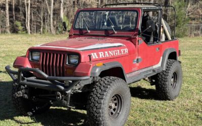 Jeep Wrangler yj  1988 red