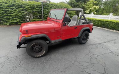 Jeep Wrangler yj  1989 red