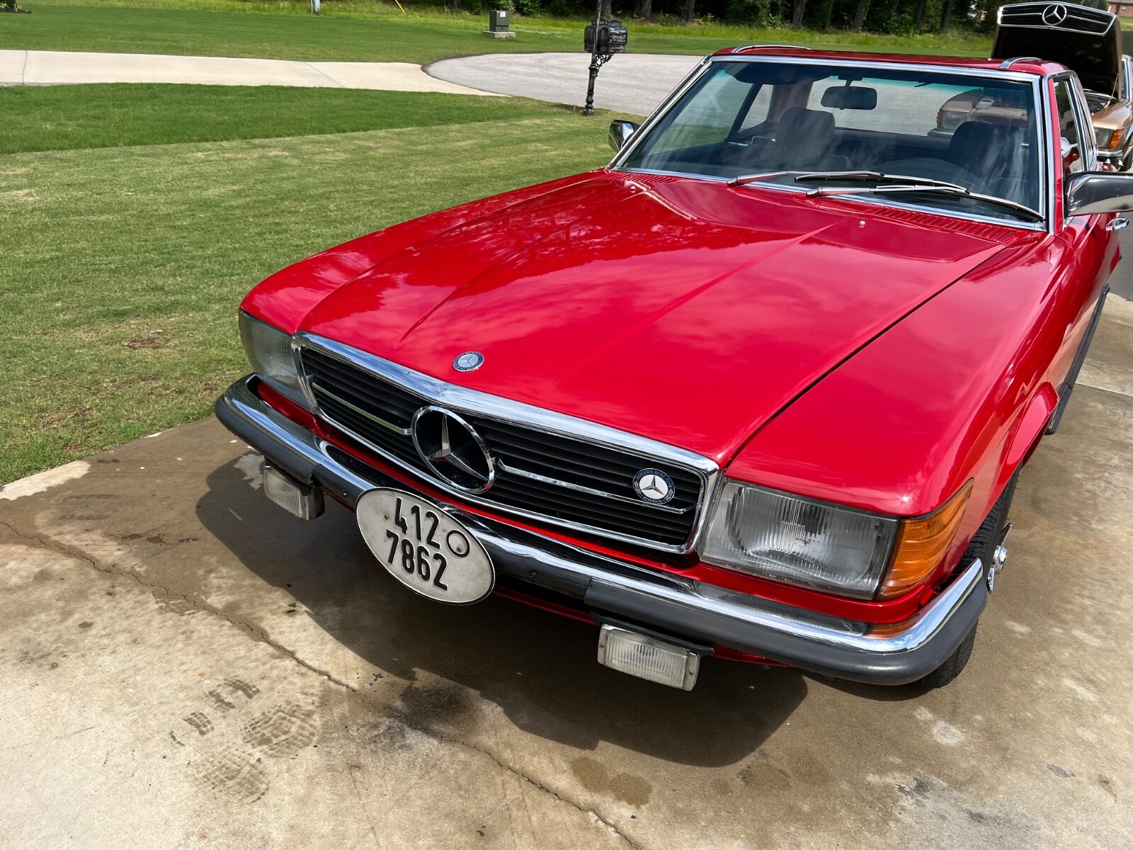 Mercedes-Benz-280SL-RARE-5-SPEED-MANUAL-SHIFT-1983-Convertible-2