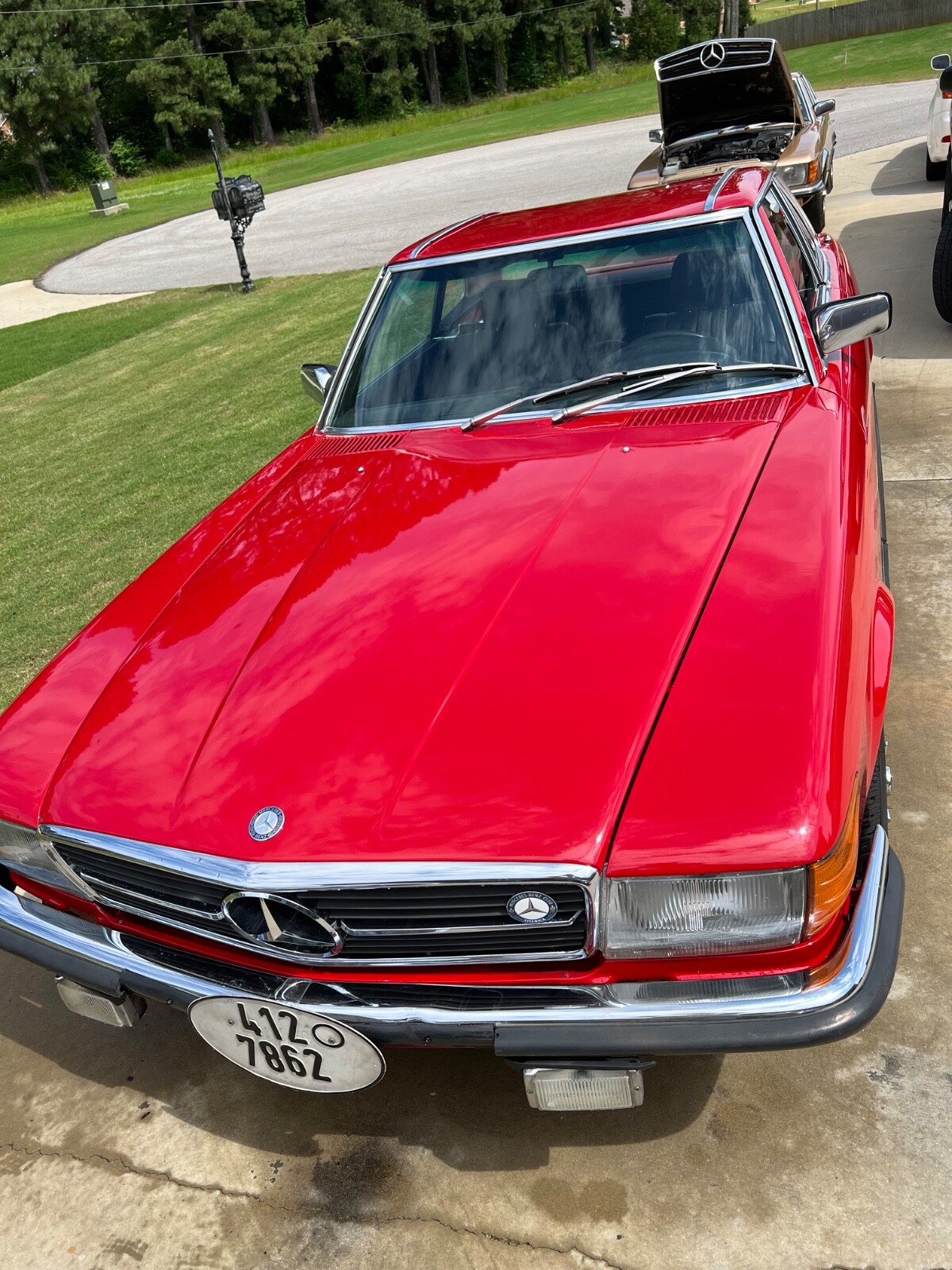 Mercedes-Benz-280SL-RARE-5-SPEED-MANUAL-SHIFT-1983-Convertible-3