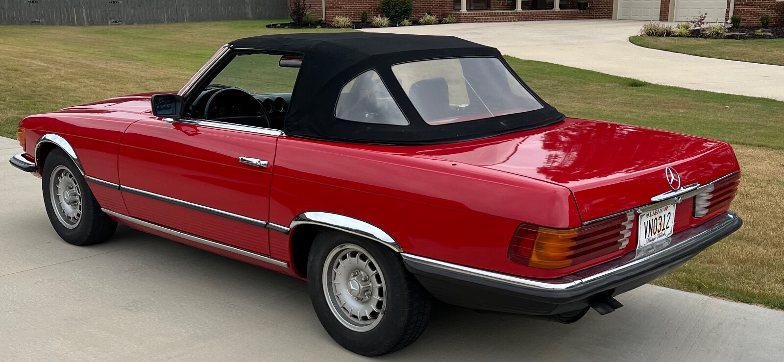 Mercedes-Benz-280SL-RARE-5-SPEED-MANUAL-SHIFT-1983-Convertible-34