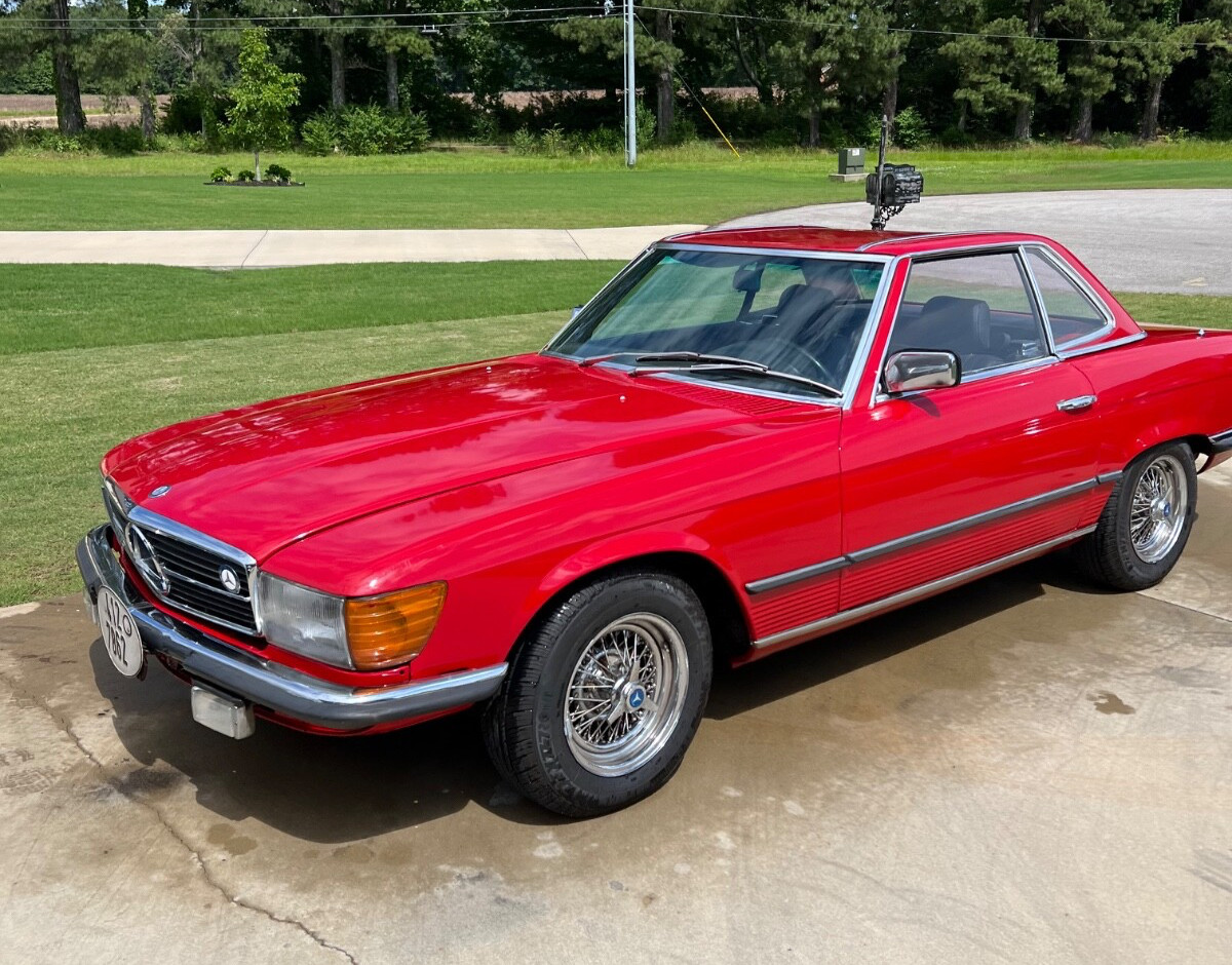 Mercedes-Benz-280SL-RARE-5-SPEED-MANUAL-SHIFT-1983-Convertible-4