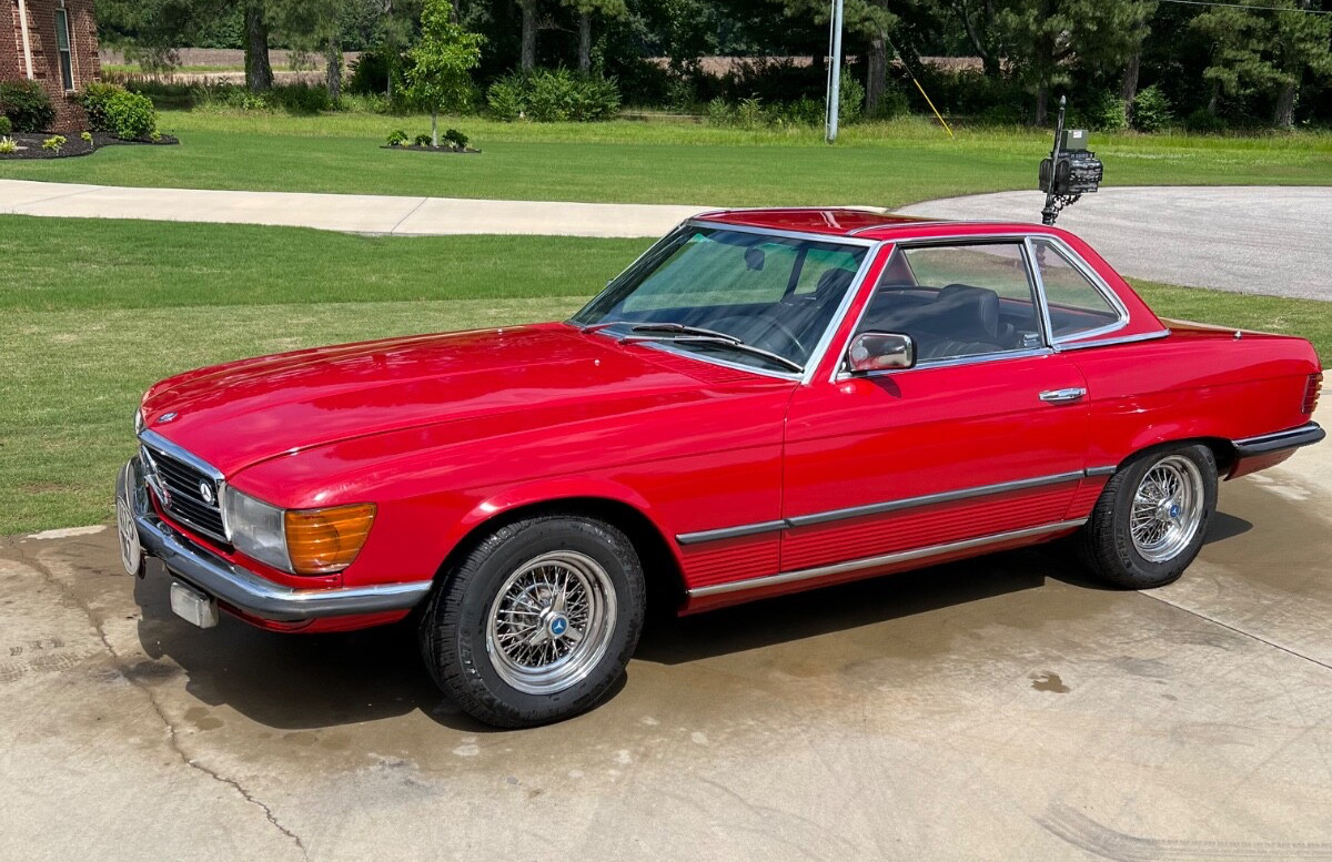 Mercedes-Benz-280SL-RARE-5-SPEED-MANUAL-SHIFT-1983-Convertible-6