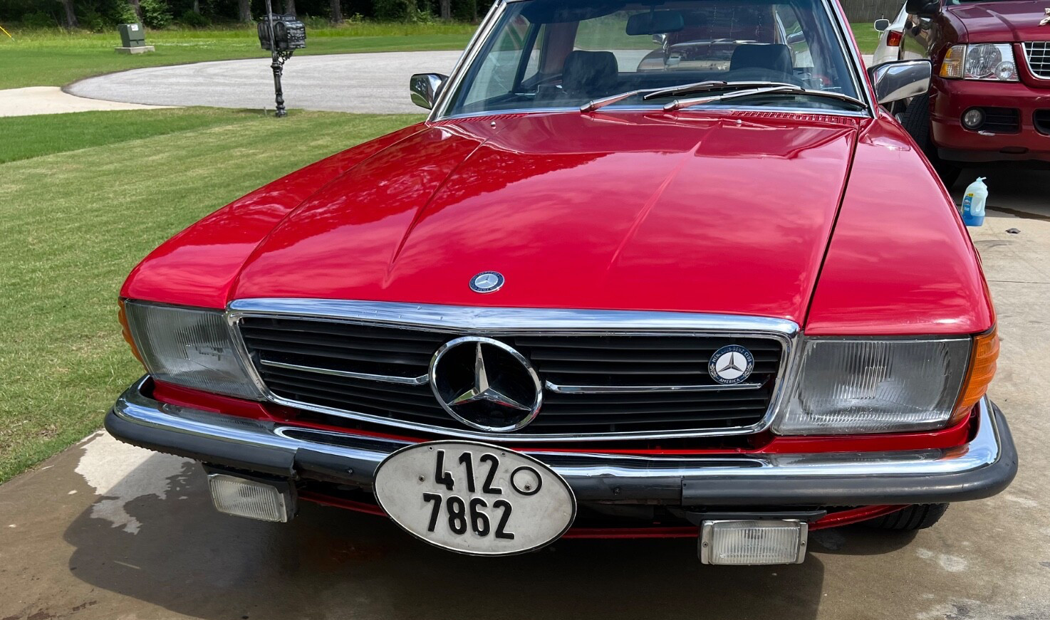 Mercedes-Benz-280SL-RARE-5-SPEED-MANUAL-SHIFT-1983-Convertible