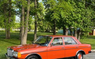 Mercedes-benz 230e  1980 orange
