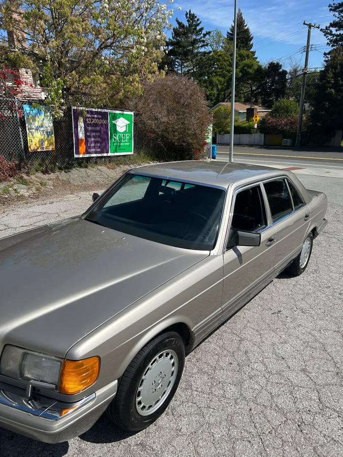 Mercedes-benz-420sel-1986-silver