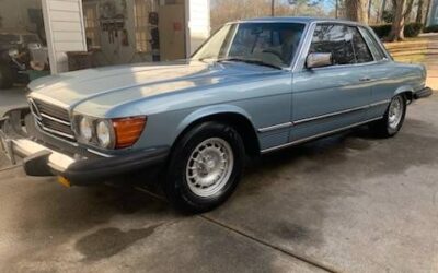 Mercedes-benz 450 scl  1977 blue