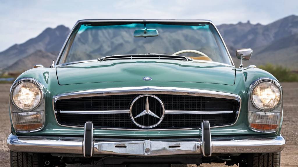 Mercedes-benz-Benz-230sl-1964-green-8