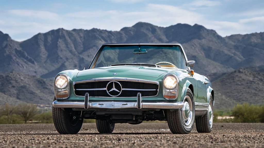 Mercedes-benz-Benz-230sl-1964-green