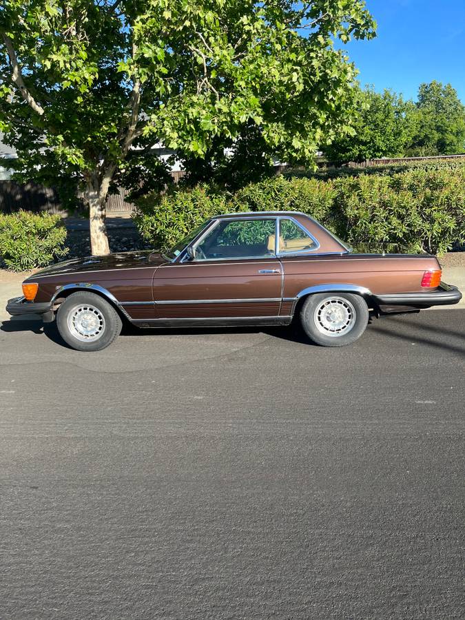 Mercedes-benz-Benz-380sl-1982-brown-1