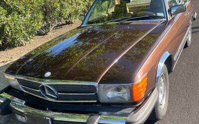 Mercedes-benz Benz 380sl  1982 brown