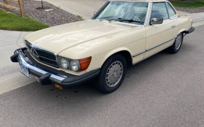 Mercedes-benz Benz 380sl  1982 yellow