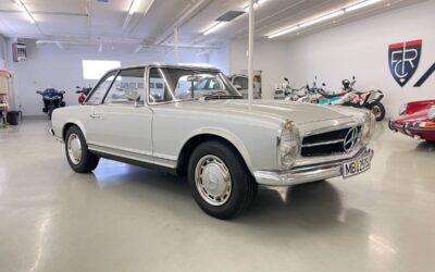 Mercedes-benz -benz 250sl  1967 silver