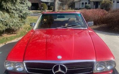 Mercedes-benz -benz 380 380sl  1984 red
