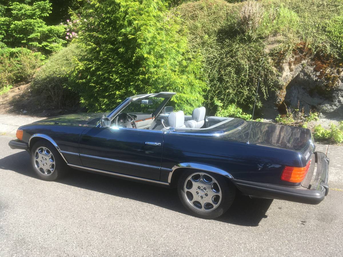 Mercedes-benz -benz 380sl  1982 blue