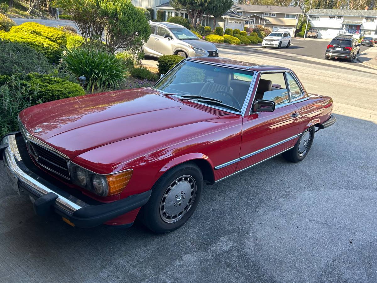 Mercedes-benz-benz-560-sl-1986-red-1