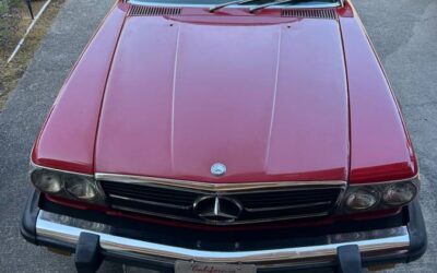 Mercedes-benz -benz 560 sl  1986 red
