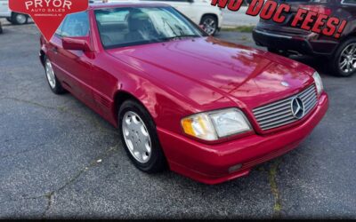 Mercedes-benz -benz sl class  1995 red
